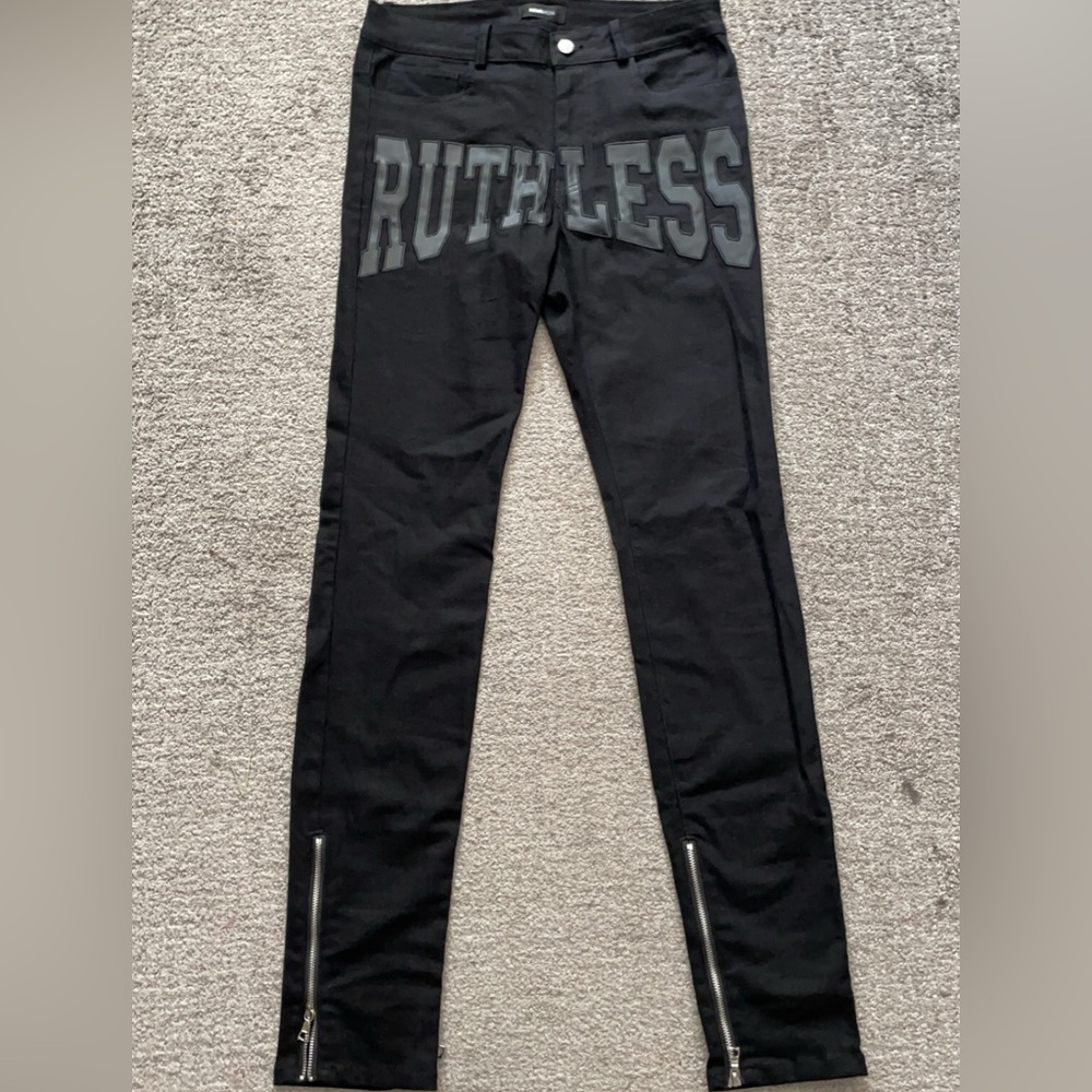 Stacked jeans fashion nova men